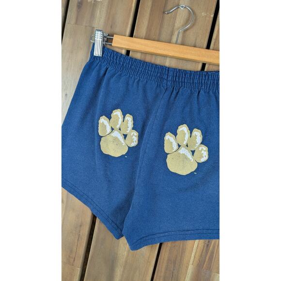 Pittsburgh Panthers University Vintage Y2K Cute Butt Bootie Shorts Soffe Small - Picture 2 of 8